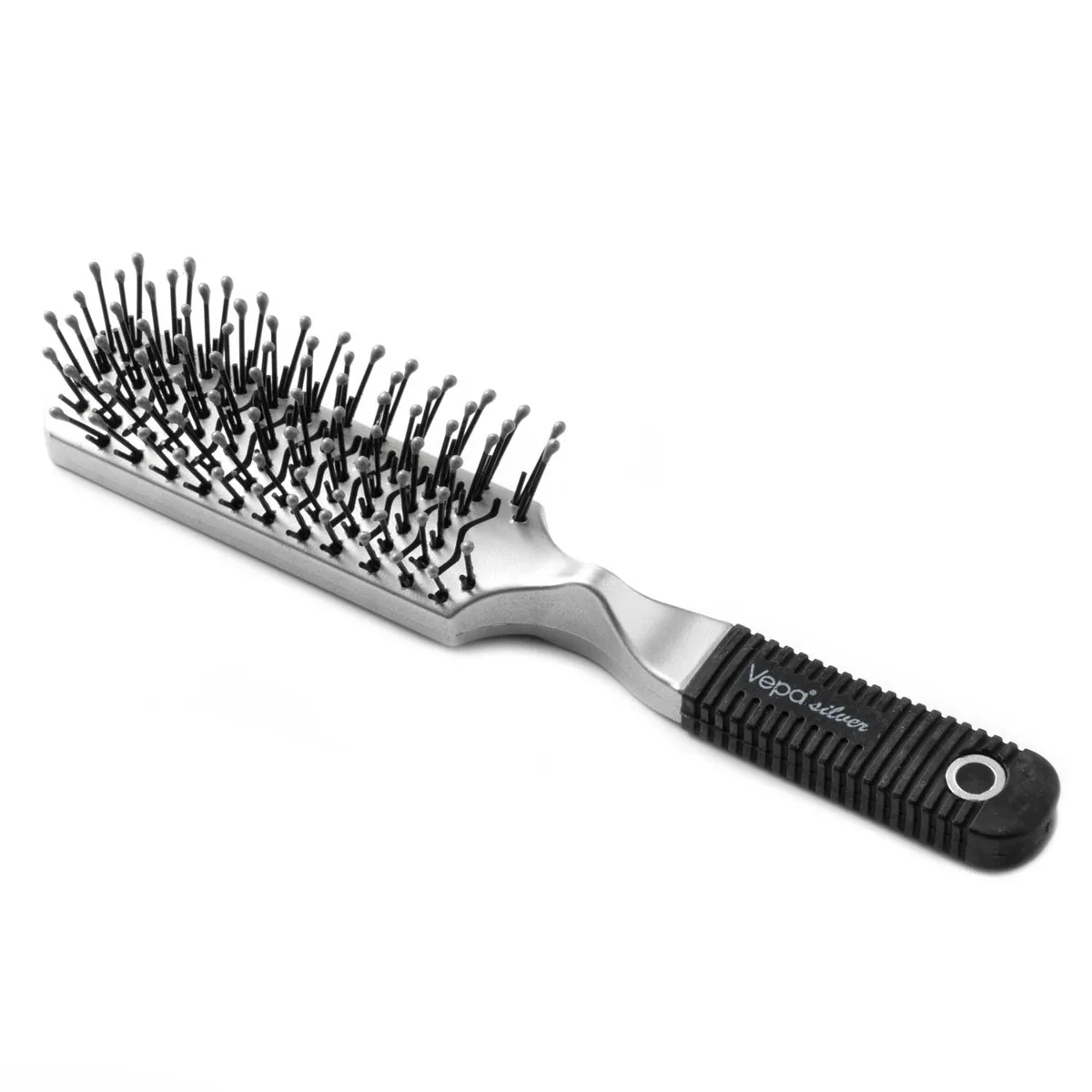 Silver 345 hair brush