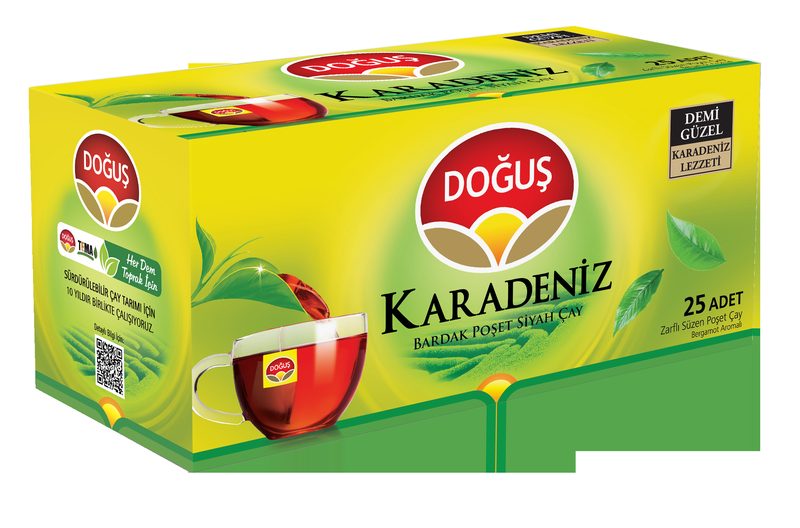 شاي أكياس كوب Dogus Karadeniz 25 كيس