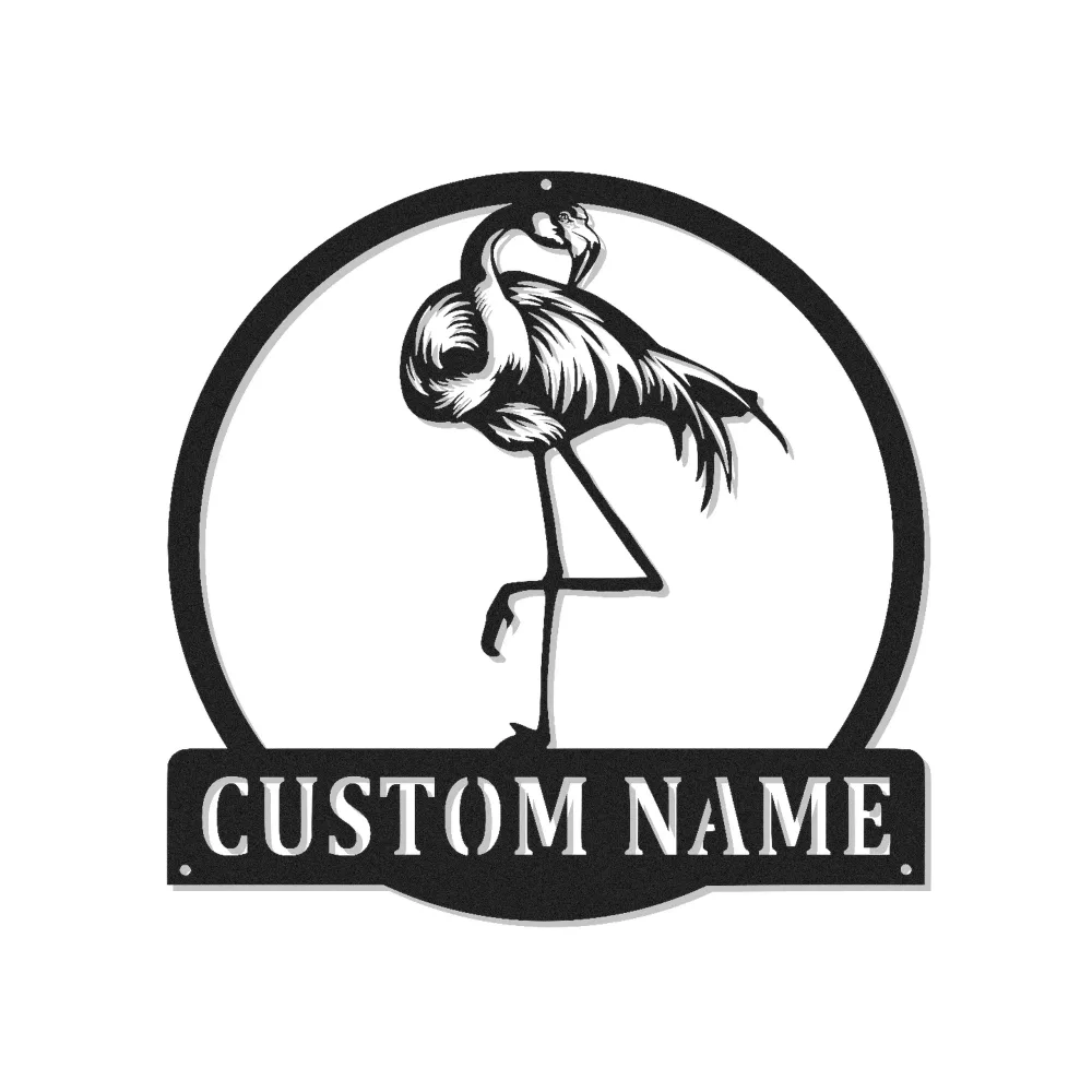 Flamingo LED Metal Wall Art