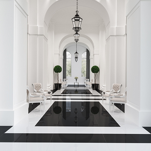 بلاط بورسلان FULL BLACK