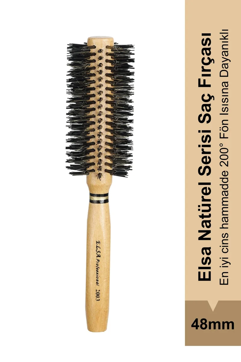 2003 natural mixed-bristle 48 mm blow-dry brush