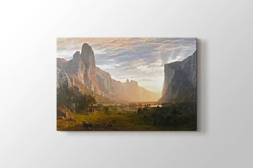 Looking Down Yosemite Valley California 1865 canvas wall art