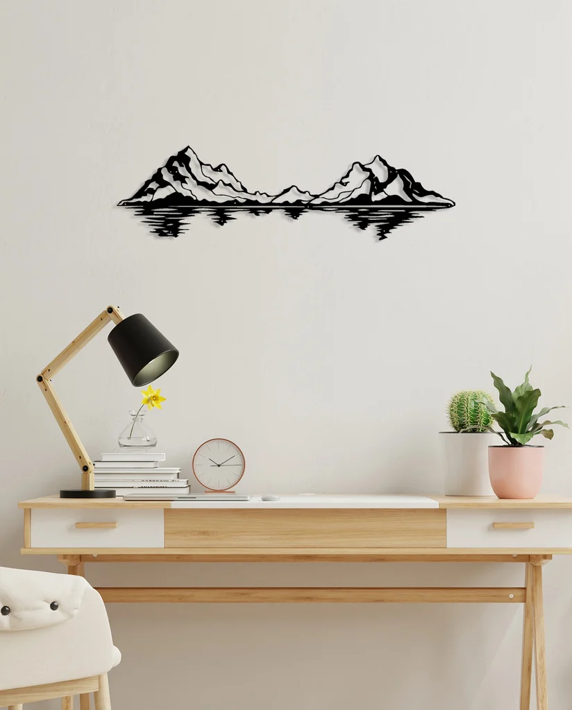 Minimalist Dag metal wall art