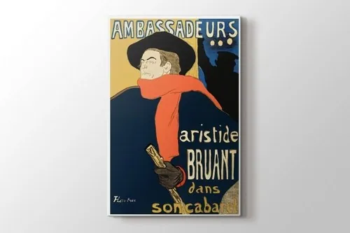 Ambassadeurs Aristide Bruant canvas wall art