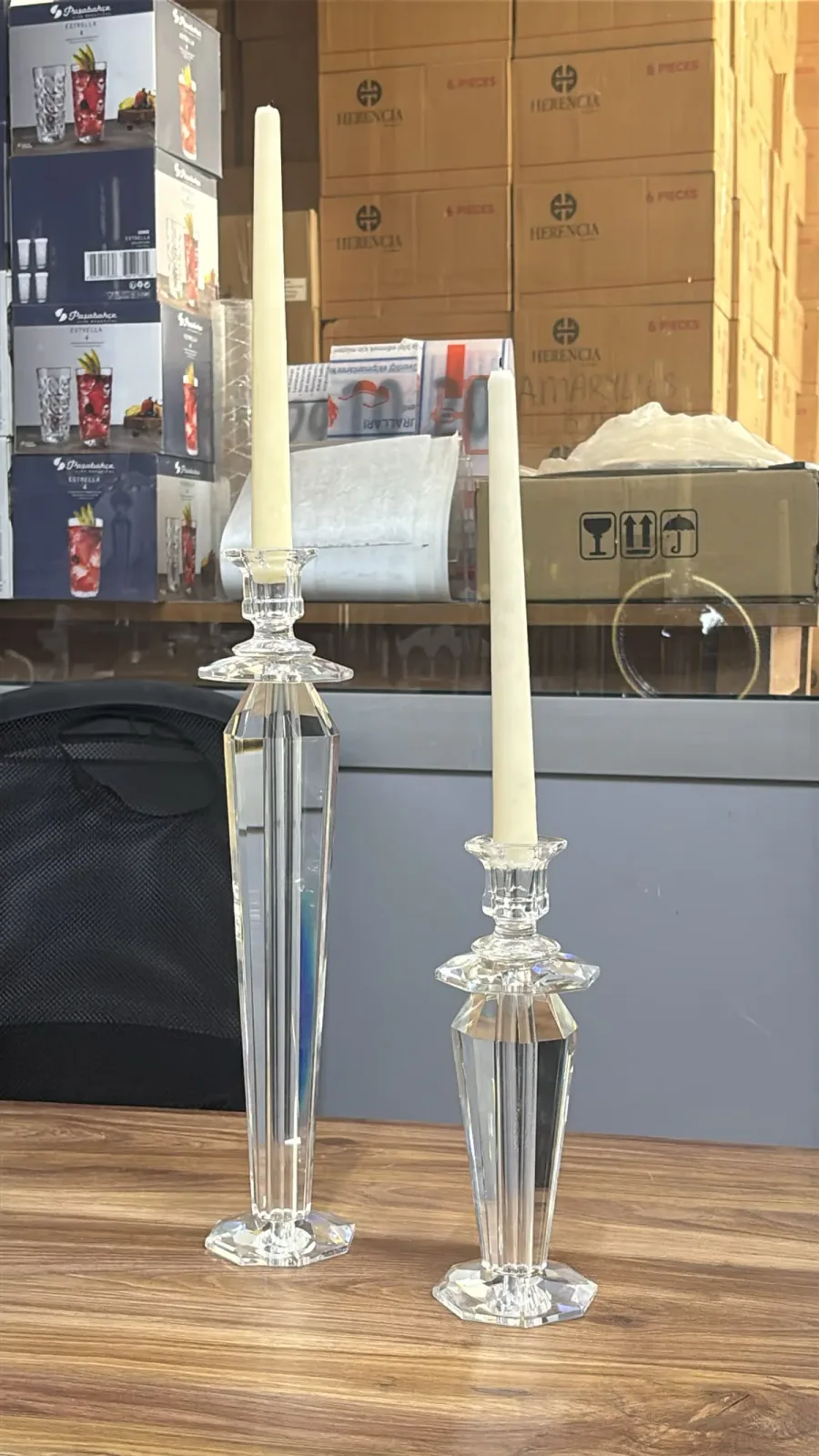 Bratislava glass candle holder
