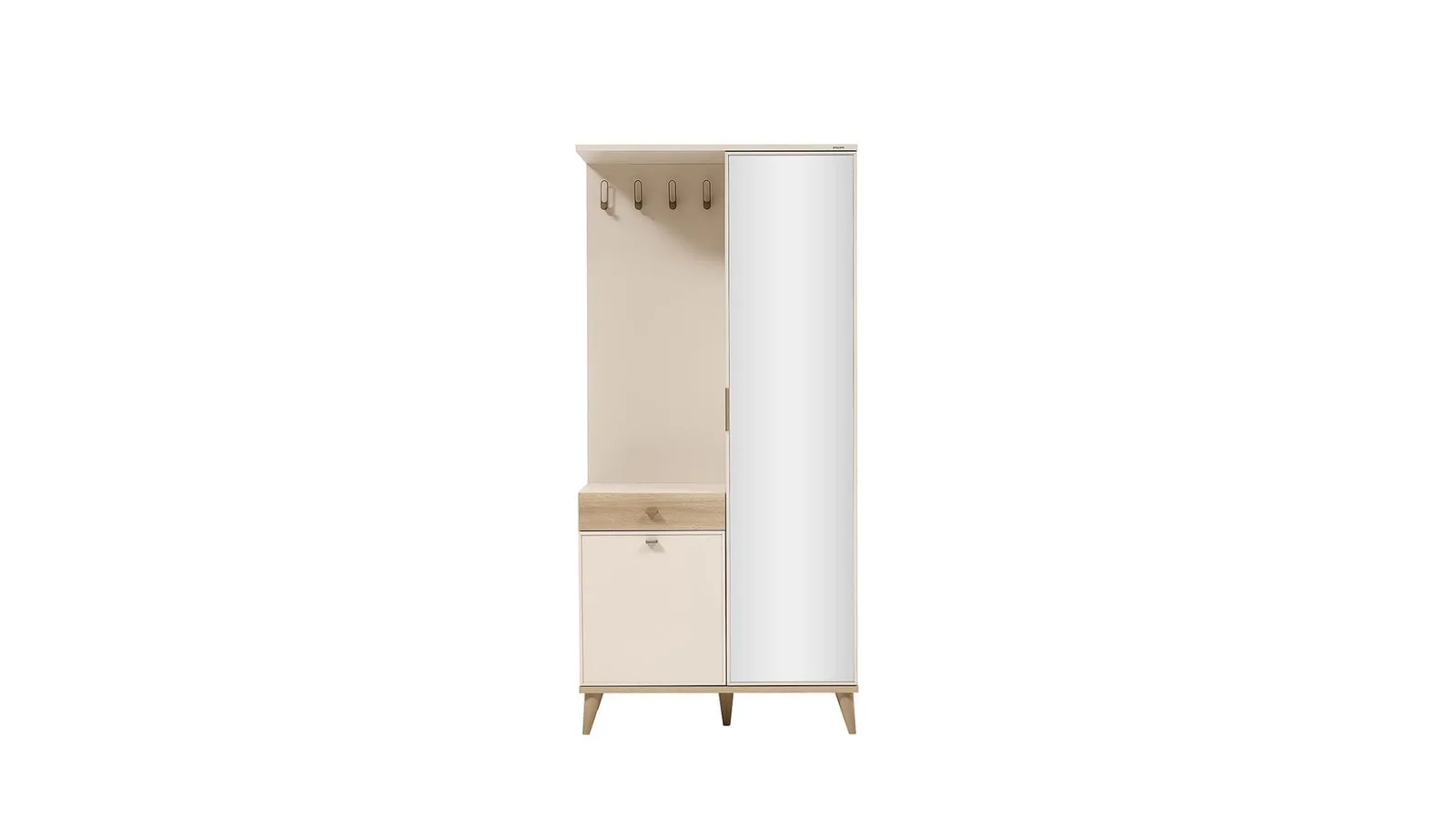 Flat hall cabinet