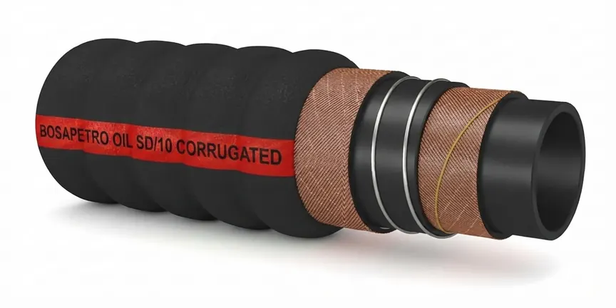 خرطوم زيت مموج BOSAPETRO OIL SD/10 CORRUGATED