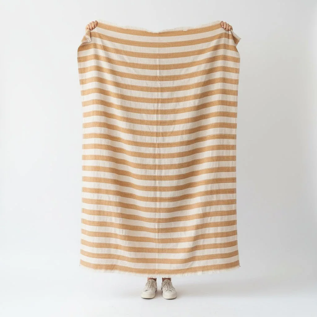 November Linen Throw Blanket