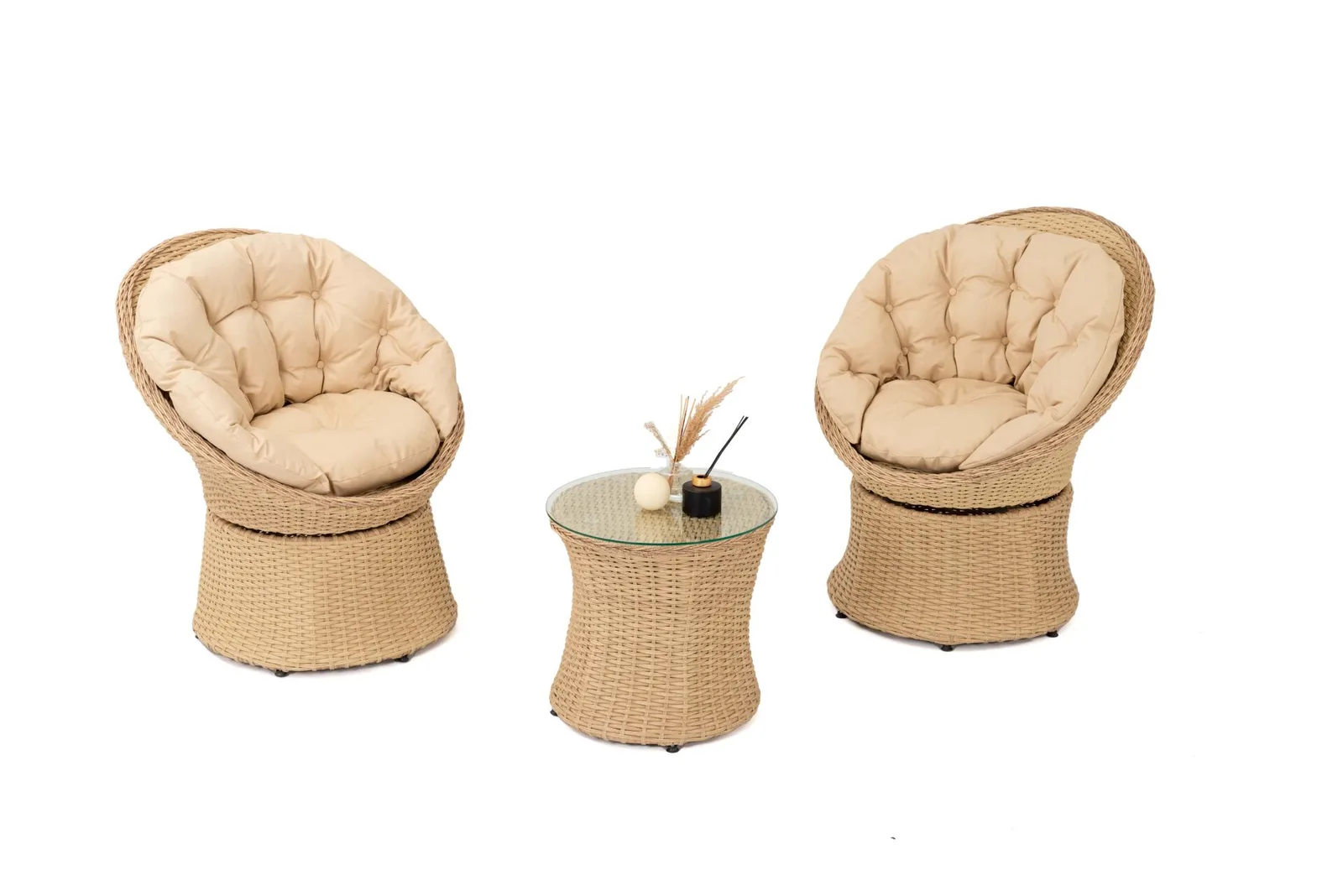 طقم بيسرو خارجي Lyon Rattan Sari