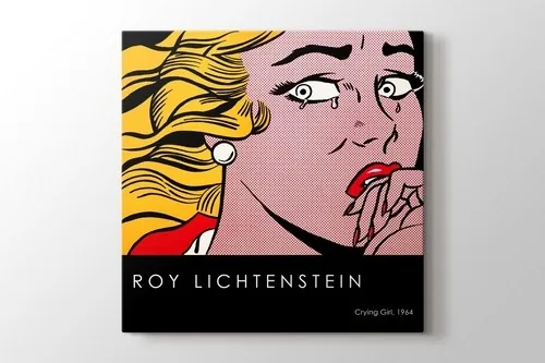 Crying Girl 1964 canvas wall art
