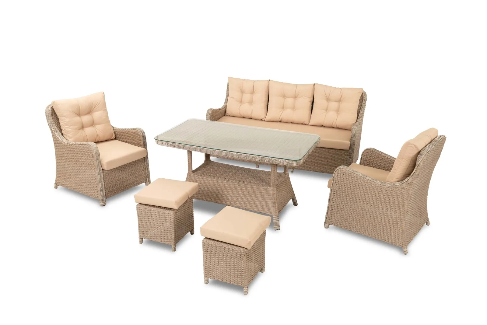 طقم جلوس خارجي Ayvalik Rattan Sari