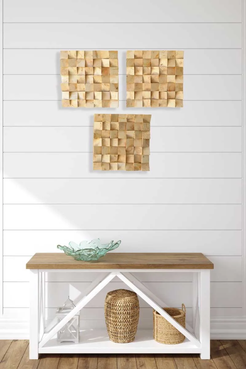 Wood wall art Seda Mosaic