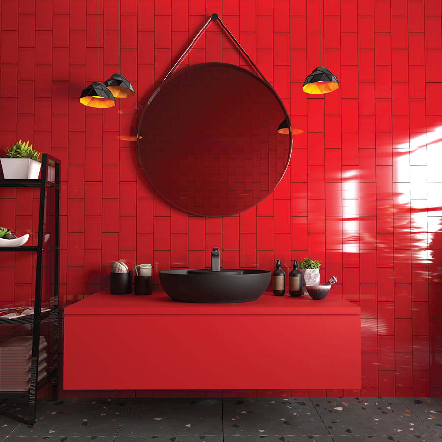 METRO RED – بلاط حوائط