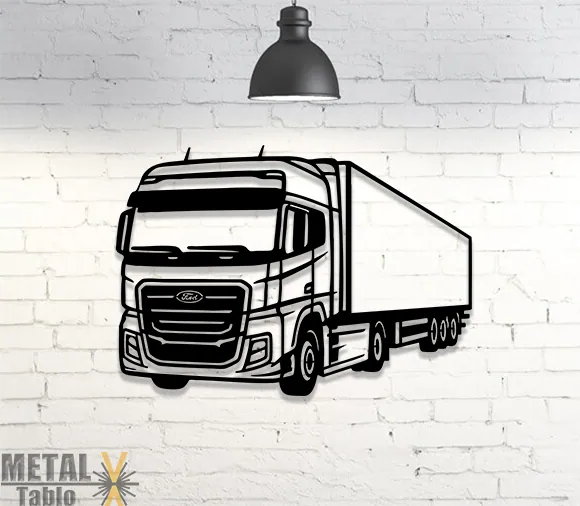 Ford F MAX Tir Lazer Kesim metal wall art