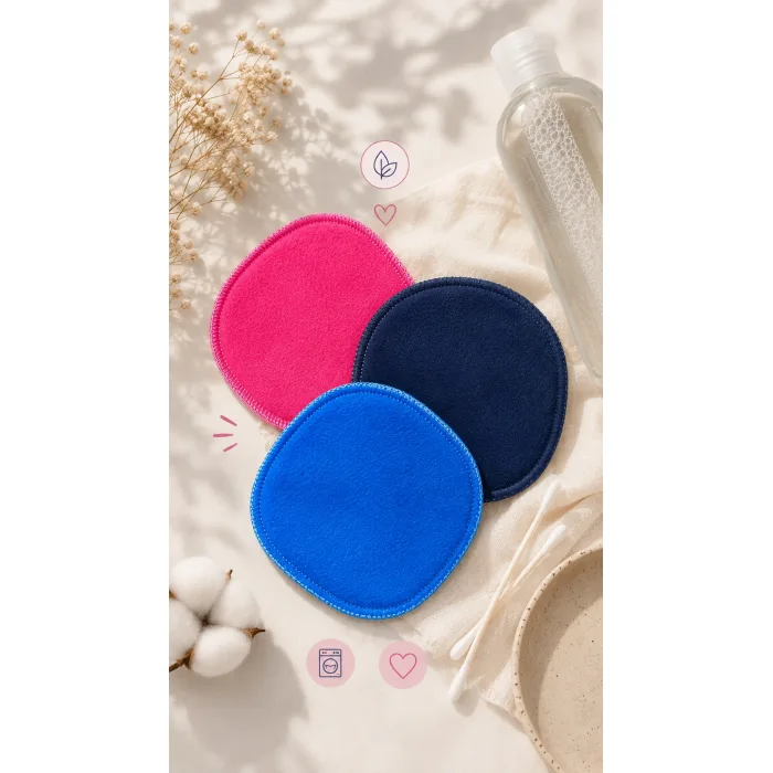3-Piece Washable Makeup Removal Pads