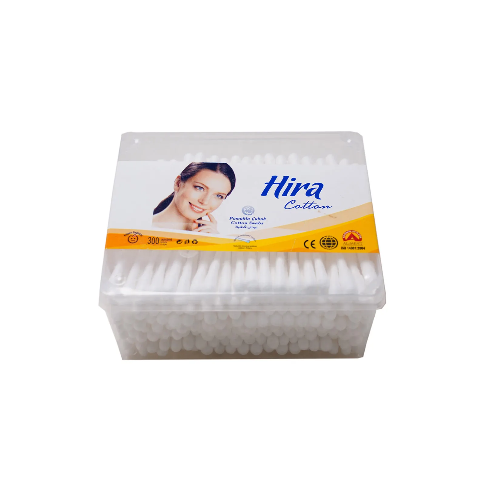 Hira Cotton SCS07 300-piece cotton swabs
