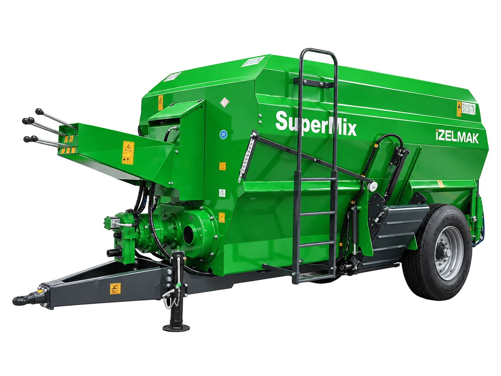 SX100 horizontal twin auger feed mixer 10 m³