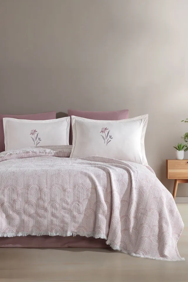 Elart Sunrise Blanket Single Dusty Rose
