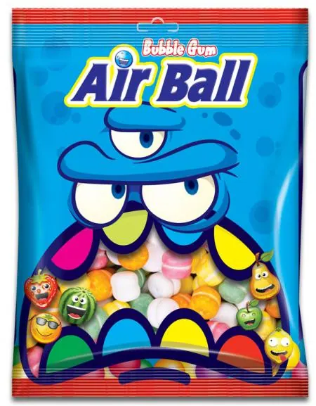 Airball Hamburger Shaped Fruit Flavored Chewing Gum Bulk