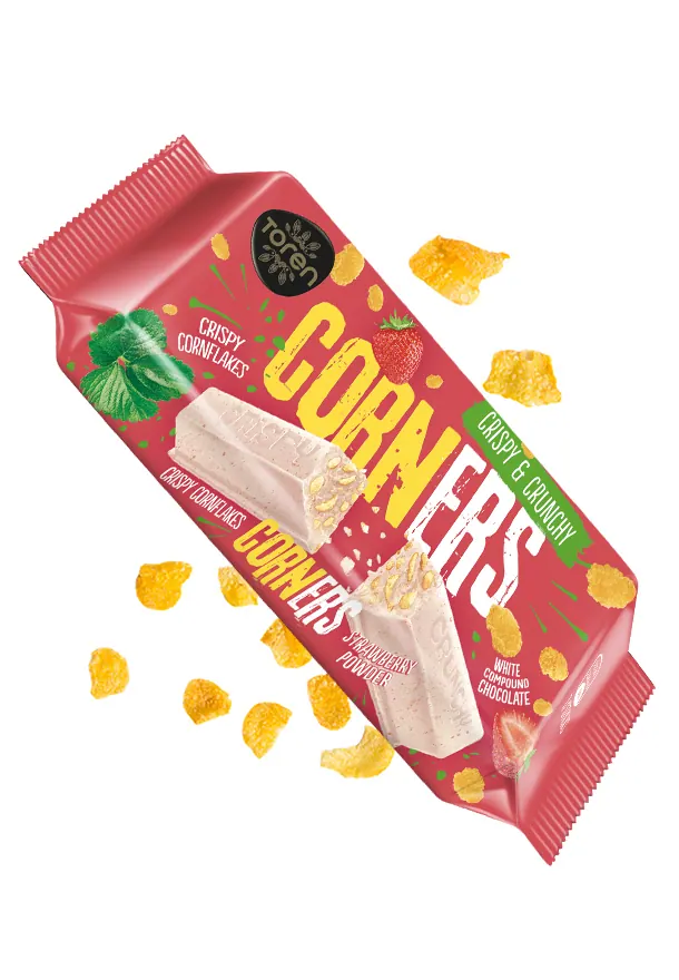 Corners Crispy Milky Strawberry