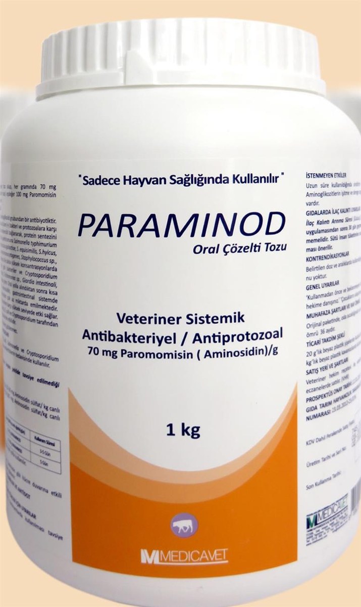Paraminod — Water-Soluble Powder (Paromomycin Sulphate)