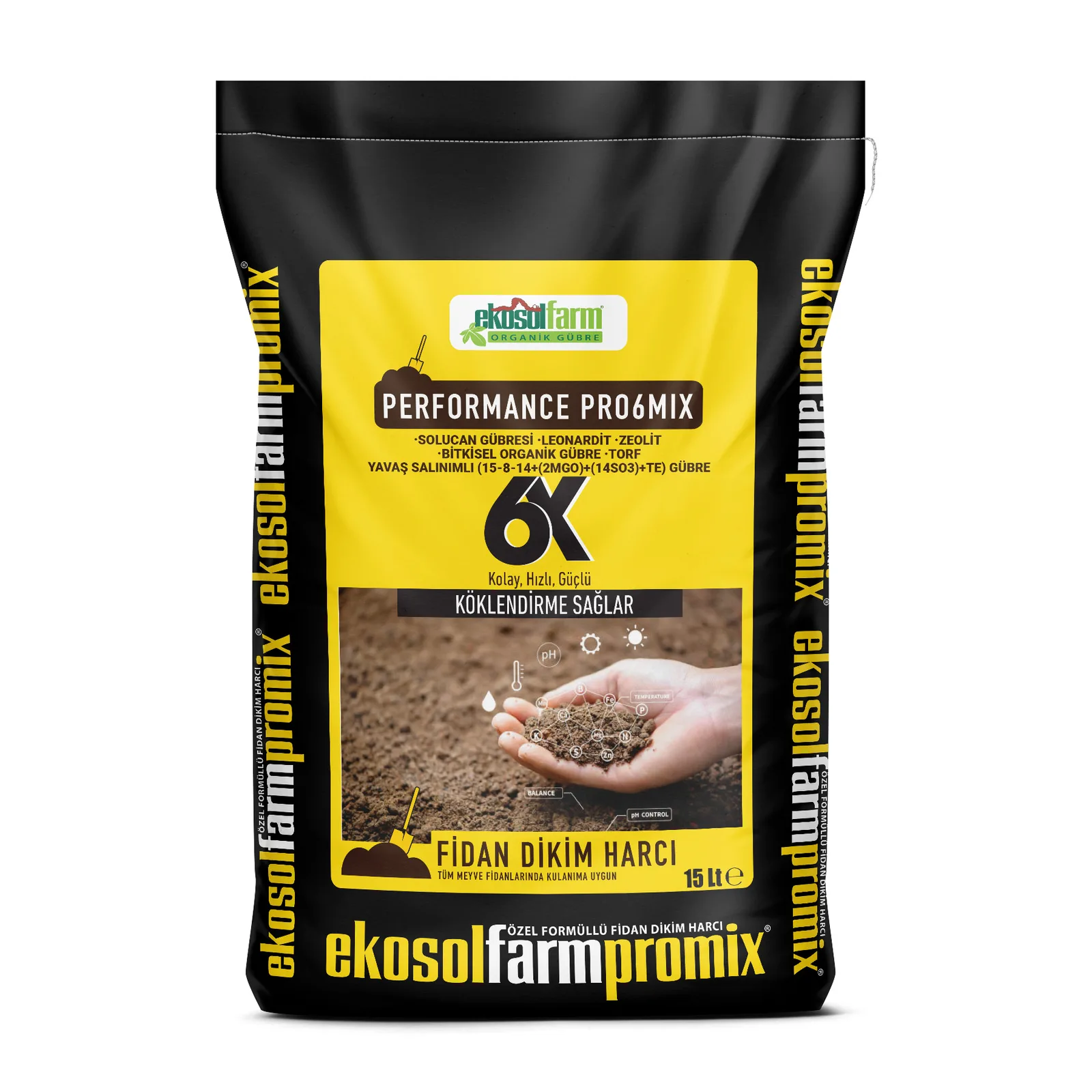 EkosolFarm Seedling Planting Mix 15 Litre