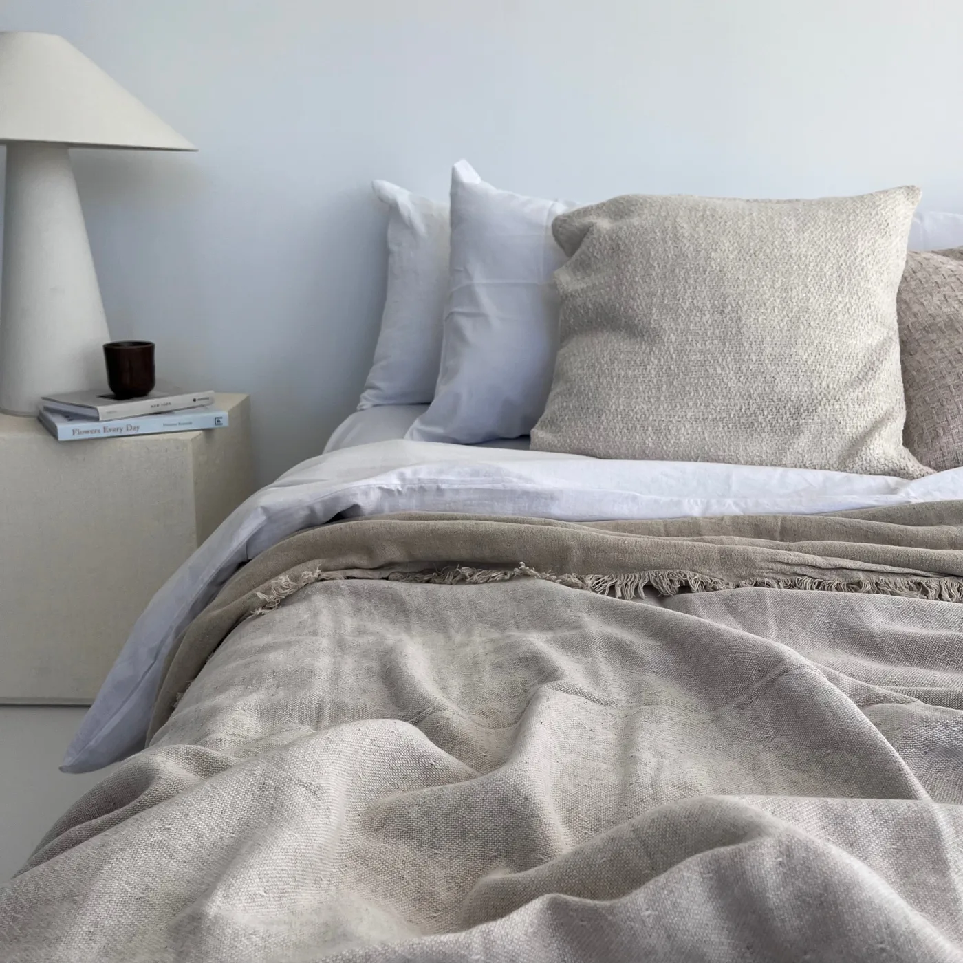 Atmosphere Linen Bed Blanket