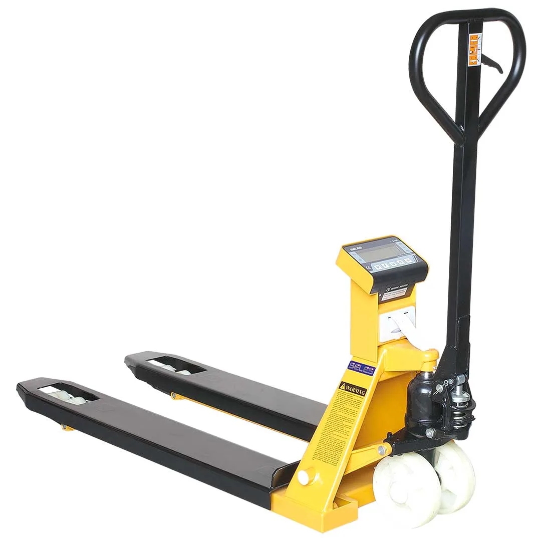 with printer pallet truck scale