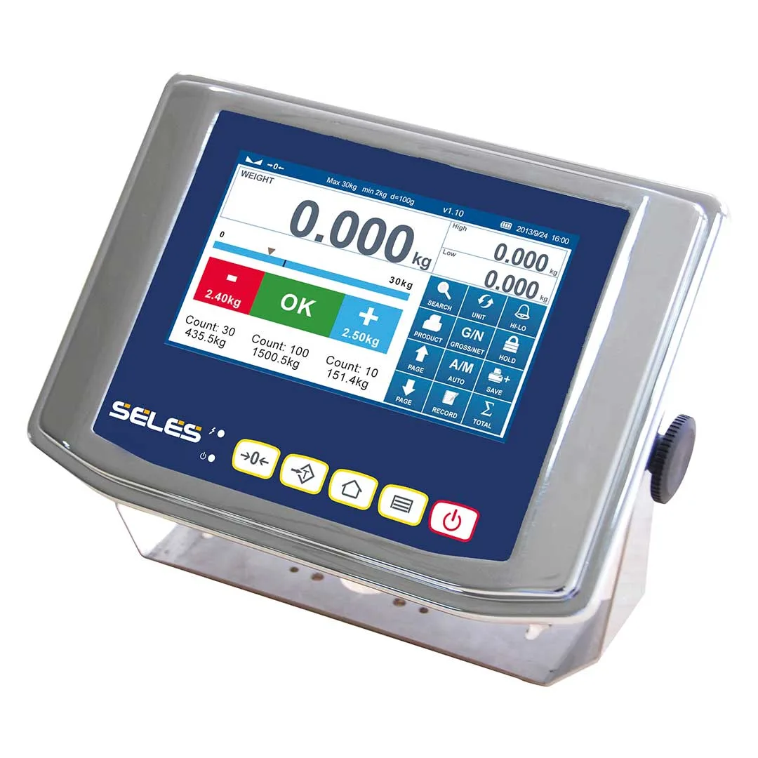 NS7 touch-screen weighing indicator