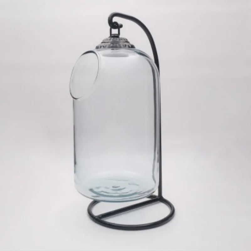 Small hanging glass bowl