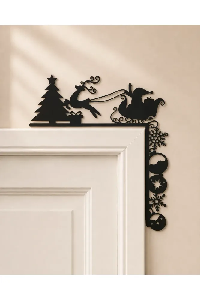 New Year Door-Side Decor