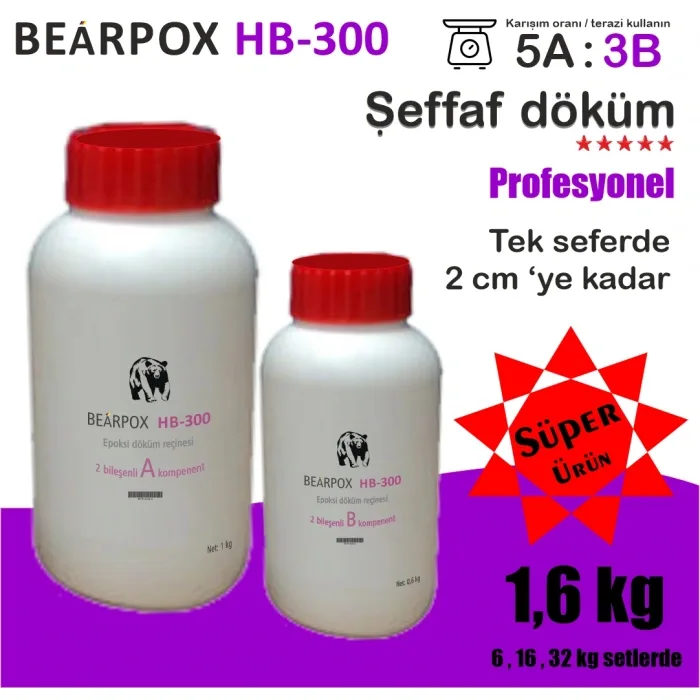 Hobby Epoxy Resin BearPOX HB 300 1600 G Set