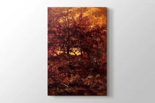 Fall at the Jean du Paris canvas wall art