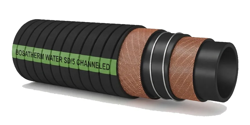 Hot water hose (channeled, suction and delivery) BOSATHERM WATER SD/5 CHANNELED