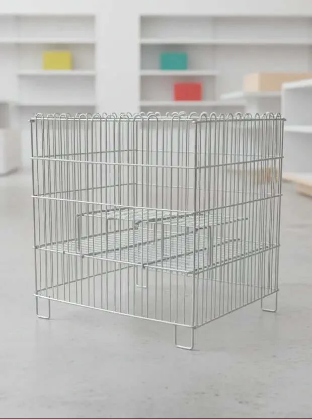 سلّة بركة قابلة للطي، سلّة سلكية 60x80 Cm