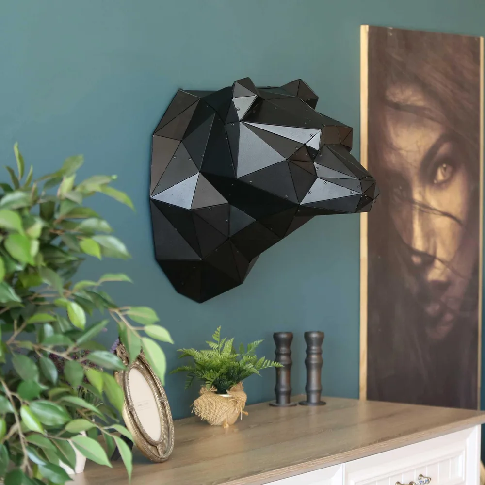 Orso Metal Bear Wall Decor