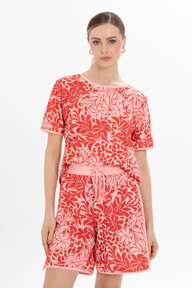 Patterned Shorts Set