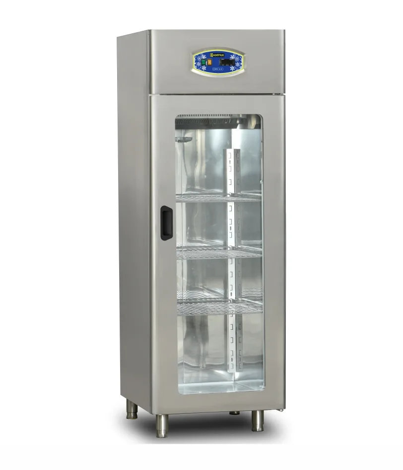 ثلاجة عمودية بباب زجاجي 22DBF1C-GN