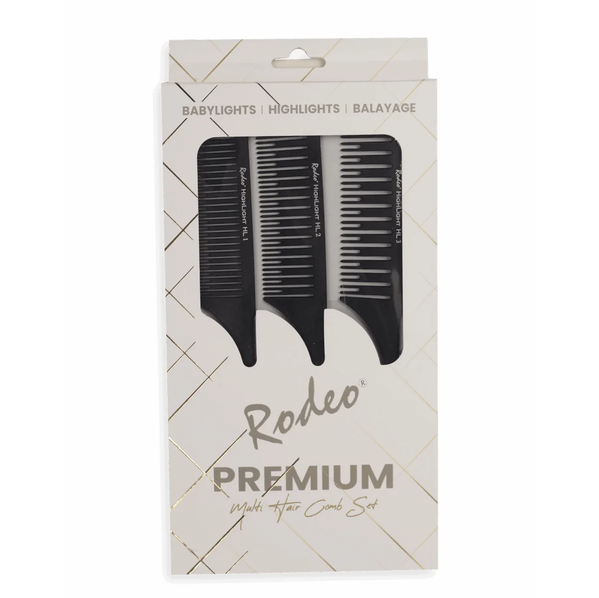 Rodeo Professional premium multi hair comb set