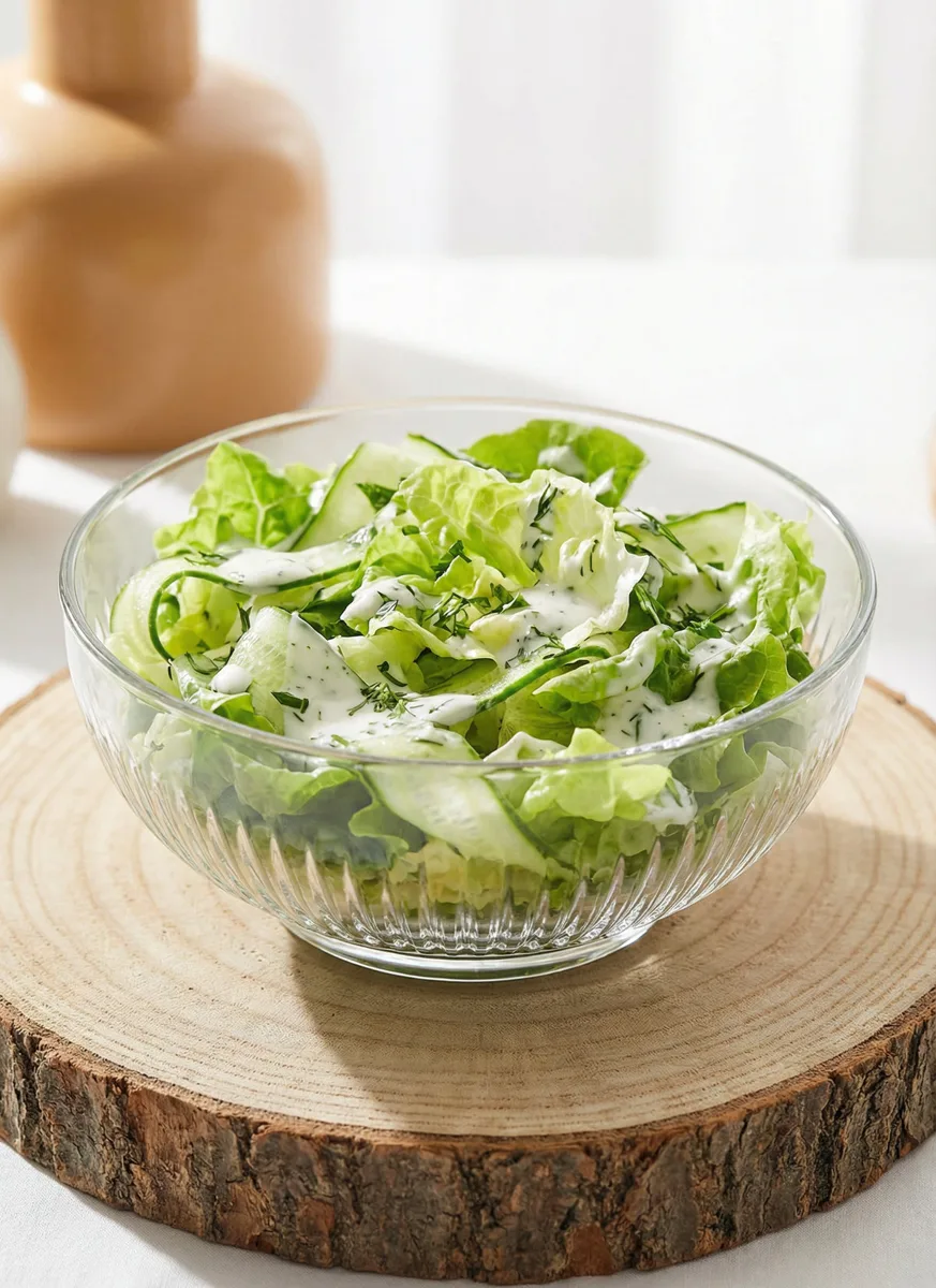 Tokyo glass salad bowl (2-piece)