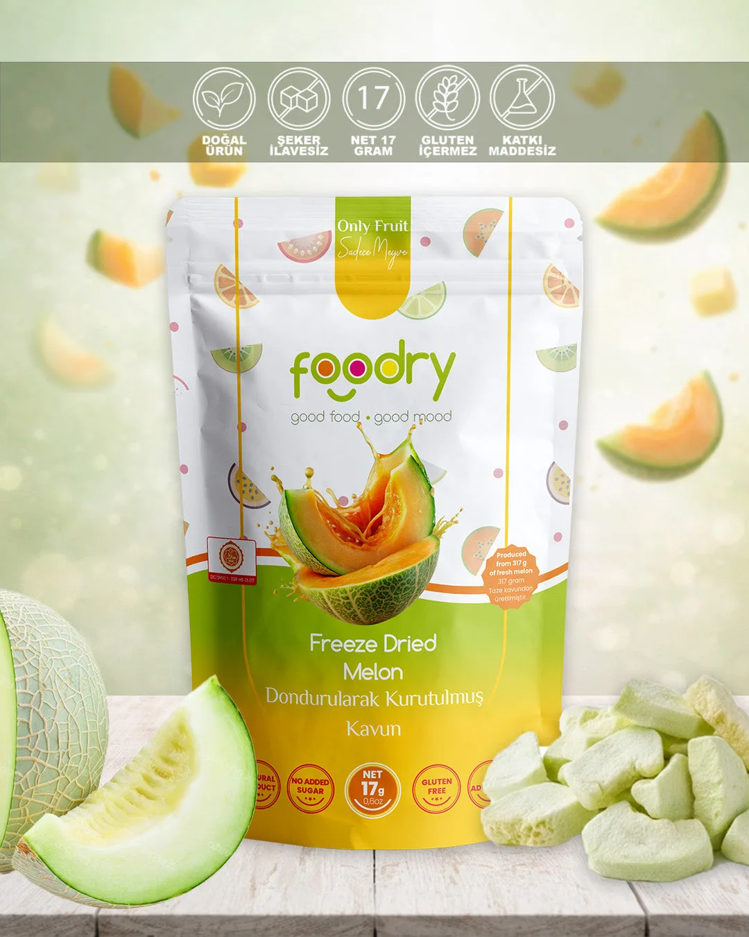 Freeze-dried melon Freeze Dry 17g
