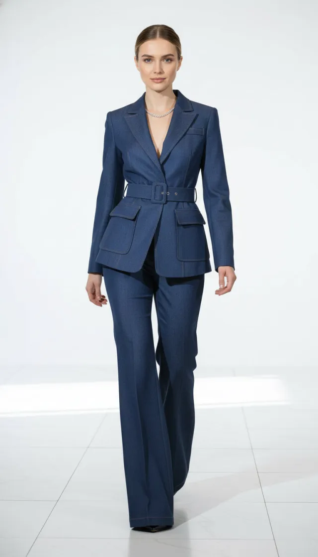 LETHBRIDGE Indigo Office Suit