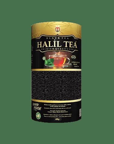 شاي أسود سيلاني Ceylon في علبة أسطوانية من Halil Tea 400 غ