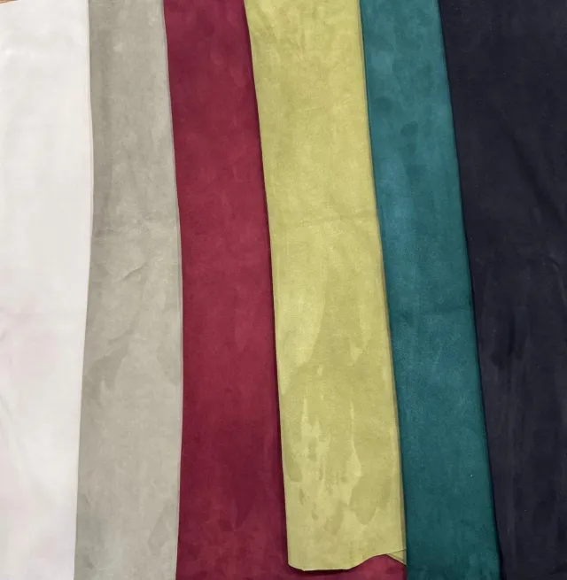 Suede Garment Leather Colour Range 2