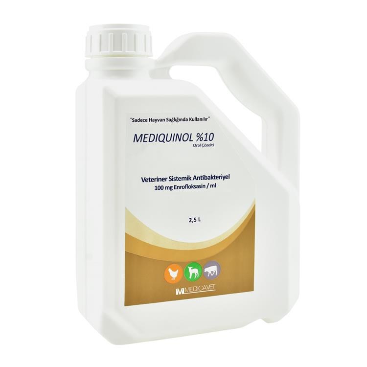 Mediquinol 10% — Oral Solution (Enrofloxacin 100 mg/ml)