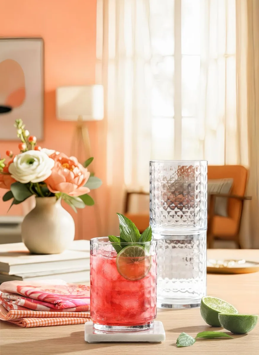 Tessa glass soft-drink tumbler