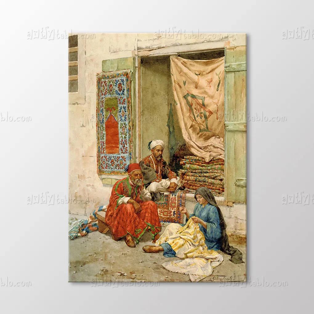 Carpet Seller Tablo canvas wall art