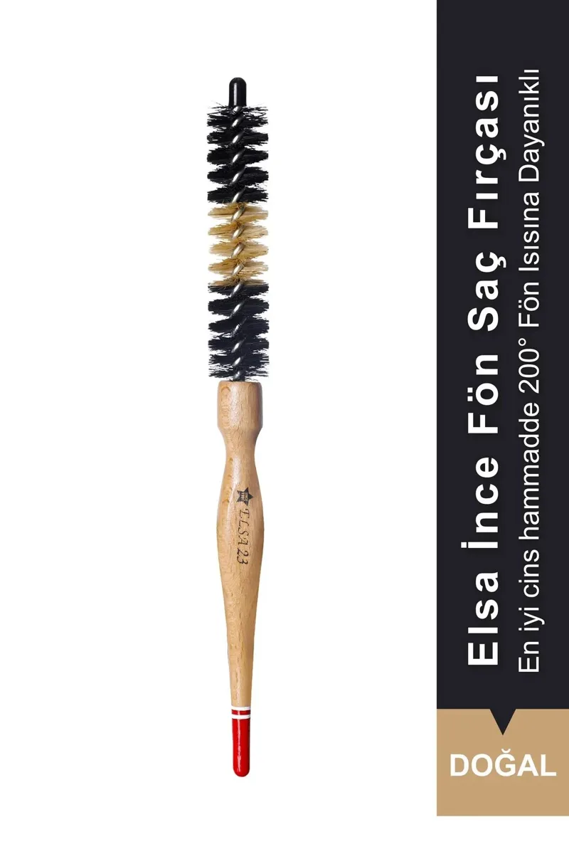 23 Panda slim natural-bristle blow-dry brush