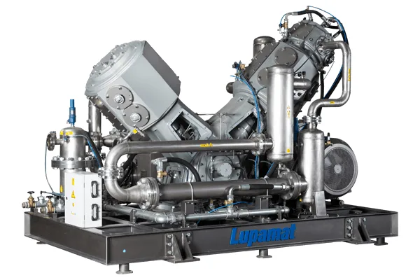 ضاغط CO2 خال من الزيت