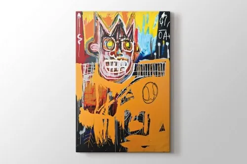 Orange Sports Figure canvas wall art